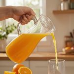 detail 01 by 9310b elsjoy acrylic juice pitcher 1600ml trans std handheld pouring scene