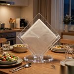 detail 01 by 9402 elsjoy acrylic napkin holder clear dining table scene