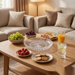 detail 02 by 3011c elsjoy acrylic fruit plate clear living room snack scene