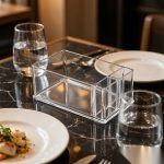 detail 02 by 3016 elsjoy acrylic napkin holder clear restaurant service scene