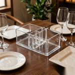 detail 02 by 3017 elsjoy acrylic napkin holder clear restaurant service scene
