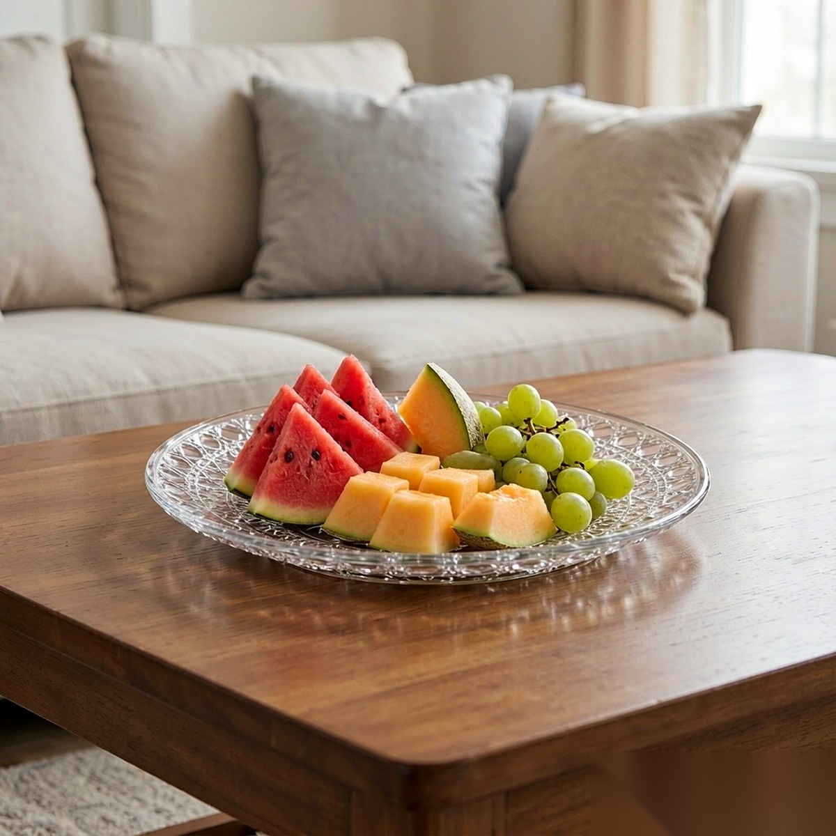 detail 02 by 8301 elsjoy acrylic fruit plate clear living room snack scene