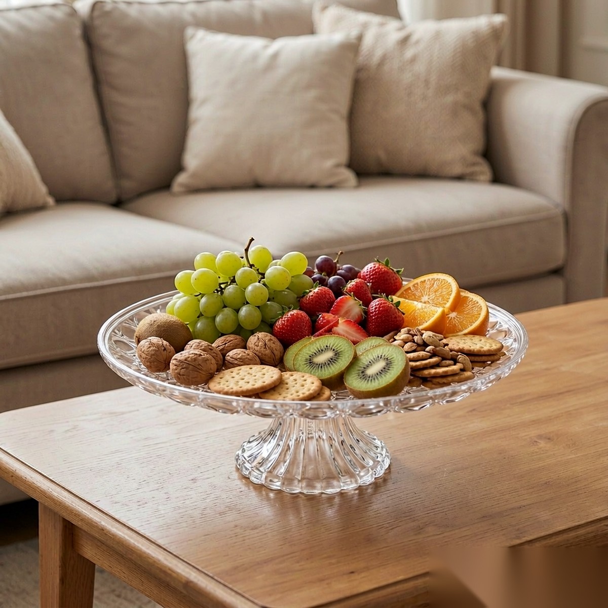 detail 02 by 8301a elsjoy acrylic fruit plate clear living room snack scene