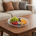 detail 02 by 8302 elsjoy acrylic fruit plate clear living room snack scene