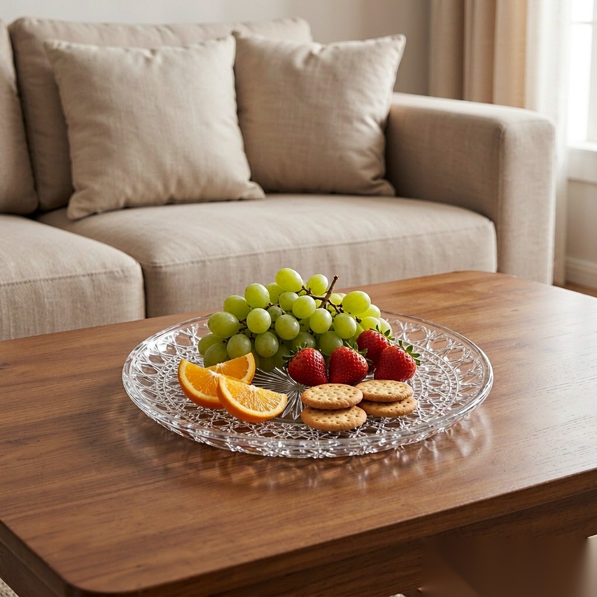 detail 02 by 8303 elsjoy acrylic fruit plate clear living room snack scene