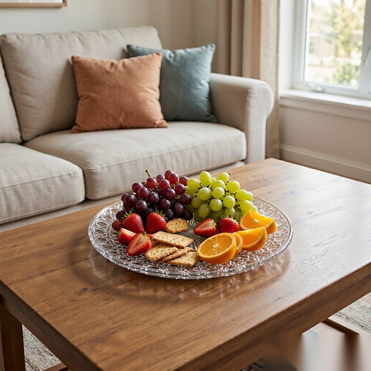 detail 02 by 8305 elsjoy acrylic fruit plate clear living room snack scene
