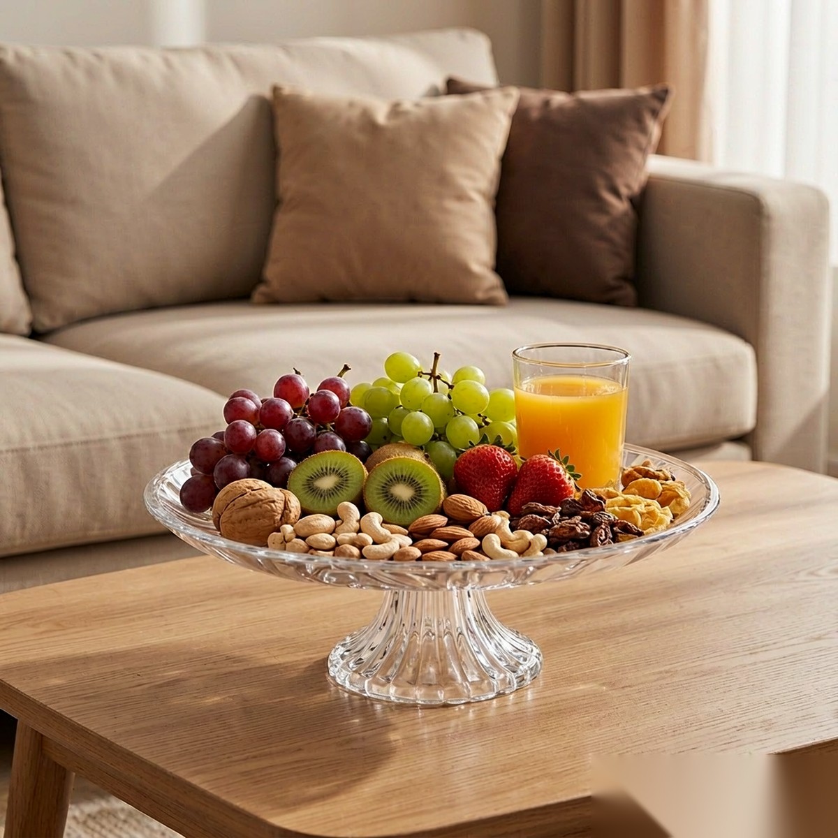 detail 02 by 840x elsjoy acrylic fruit plate clear living room snack scene