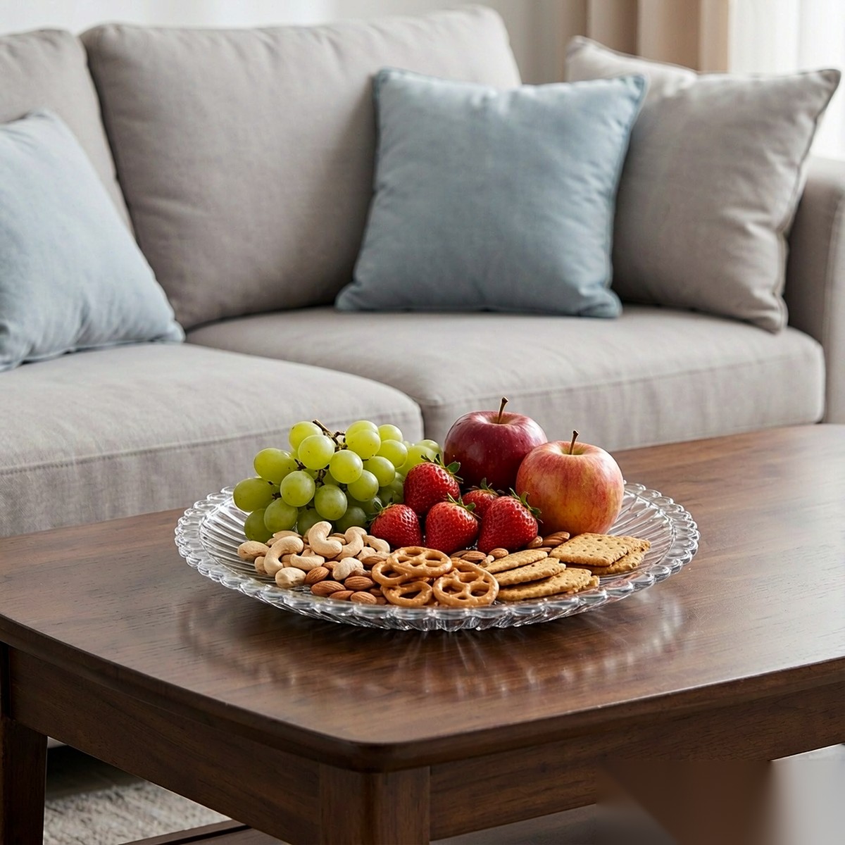 detail 02 by 8503 elsjoy acrylic fruit plate clear living room snack scene