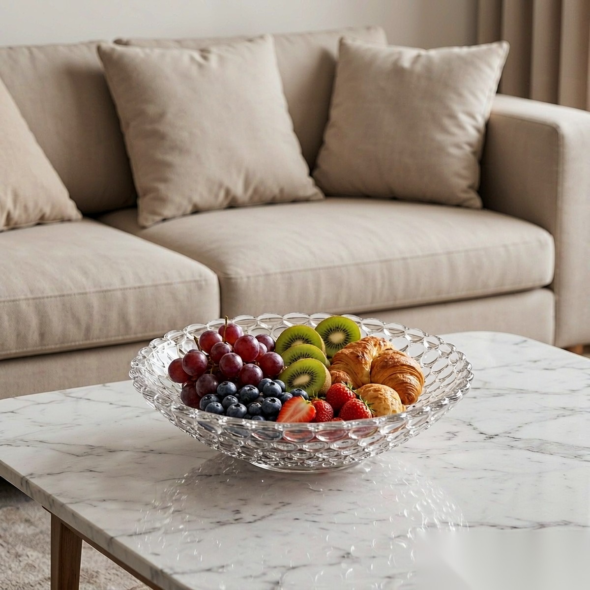 detail 02 by 8602 elsjoy acrylic fruit plate clear living room snack scene