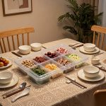 detail 02 by 9017 elsjoy acrylic condiment set clear dining table set scene