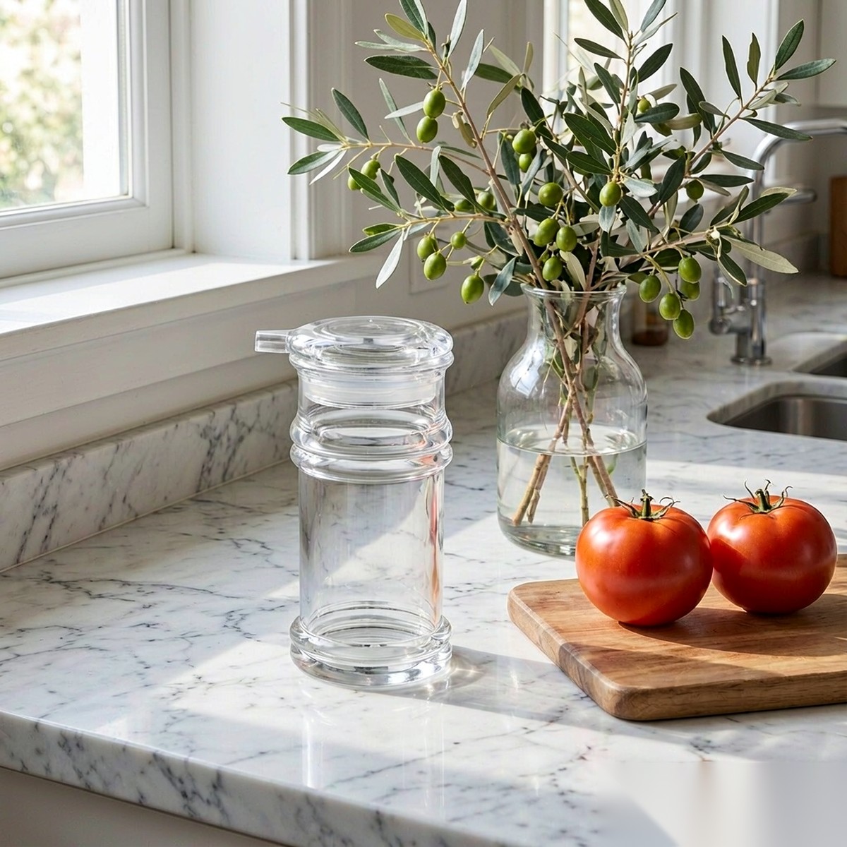 detail 02 by 9033 elsjoy acrylic oil bottle clear kitchen counter display scene