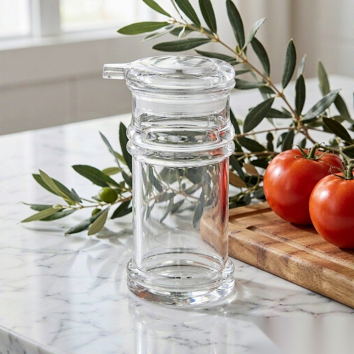 detail 02 by 9034 elsjoy acrylic oil bottle clear kitchen counter display scene