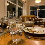 detail 02 by 9221 elsjoy acrylic dot mouthwash cup 250ml trans std dining table dinner scene
