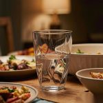 detail 02 by 9222 elsjoy acrylic swirl mouthwash cup 280ml trans std dining table dinner scene