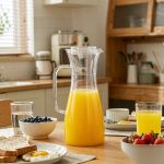 detail 02 by 9310b elsjoy acrylic juice pitcher 1600ml trans std family breakfast table scene