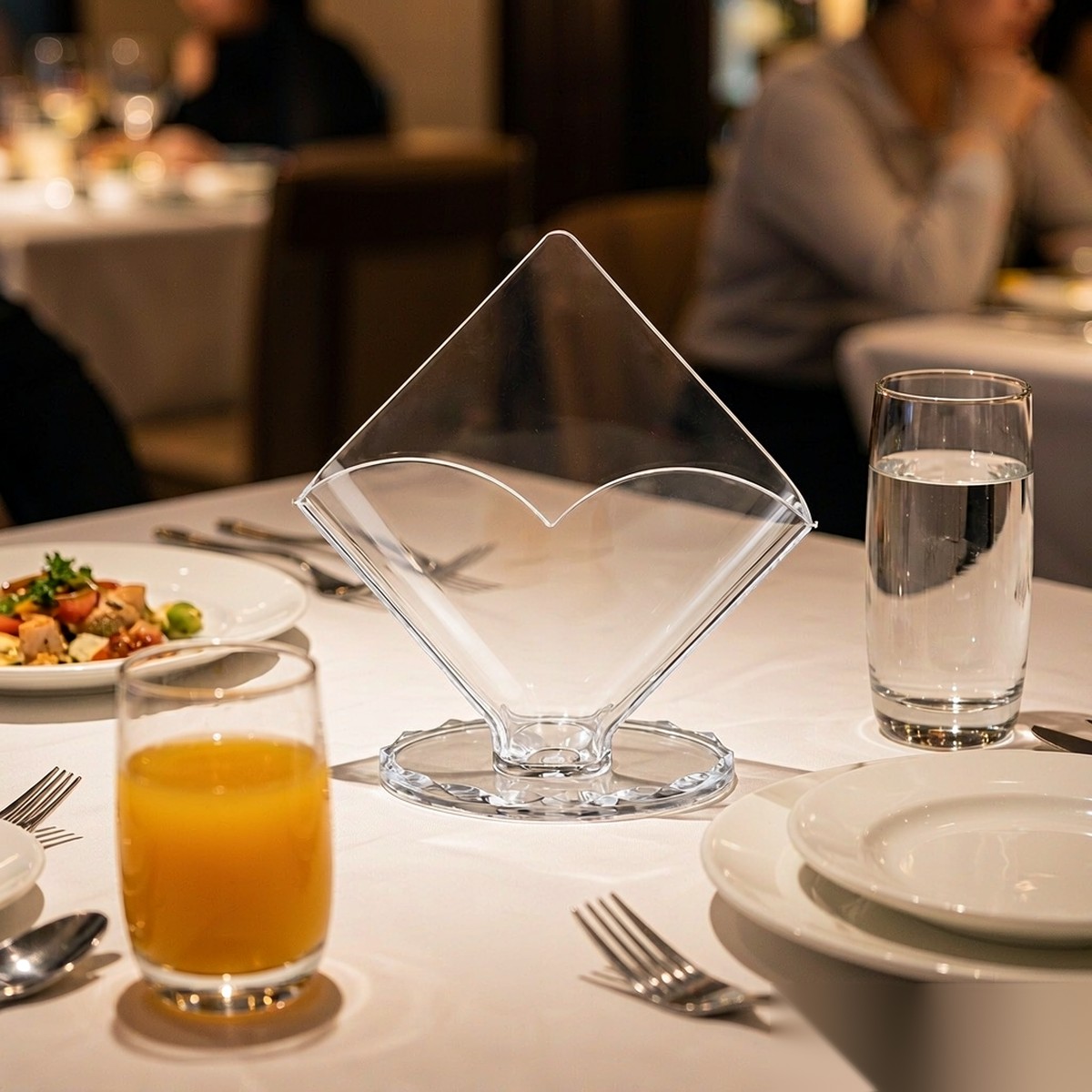 detail 02 by 9402 elsjoy acrylic napkin holder clear restaurant service scene