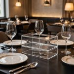 detail 02 by 9405 elsjoy acrylic napkin holder clear restaurant service scene