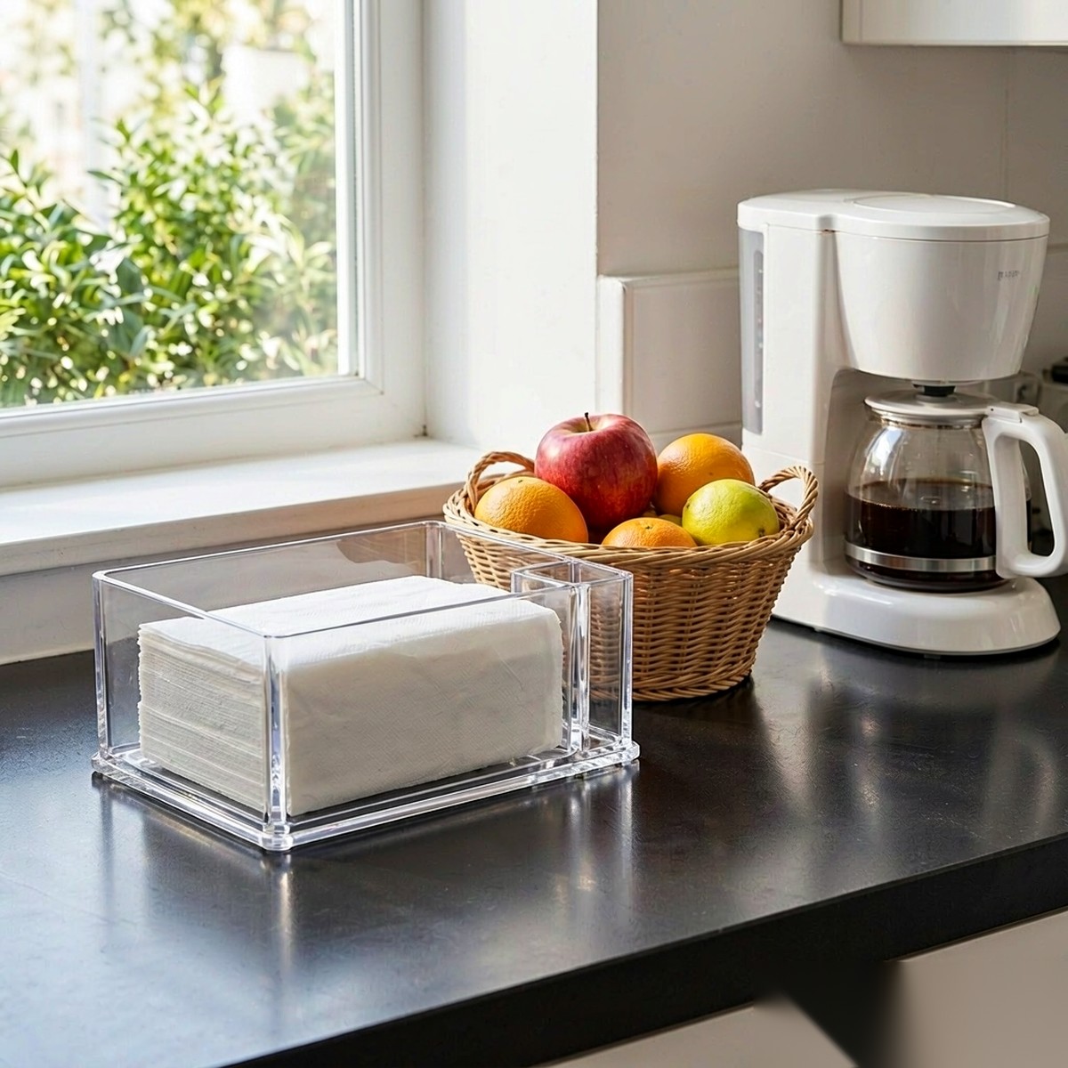 detail 03 by 3016 elsjoy acrylic napkin holder clear kitchen counter scene