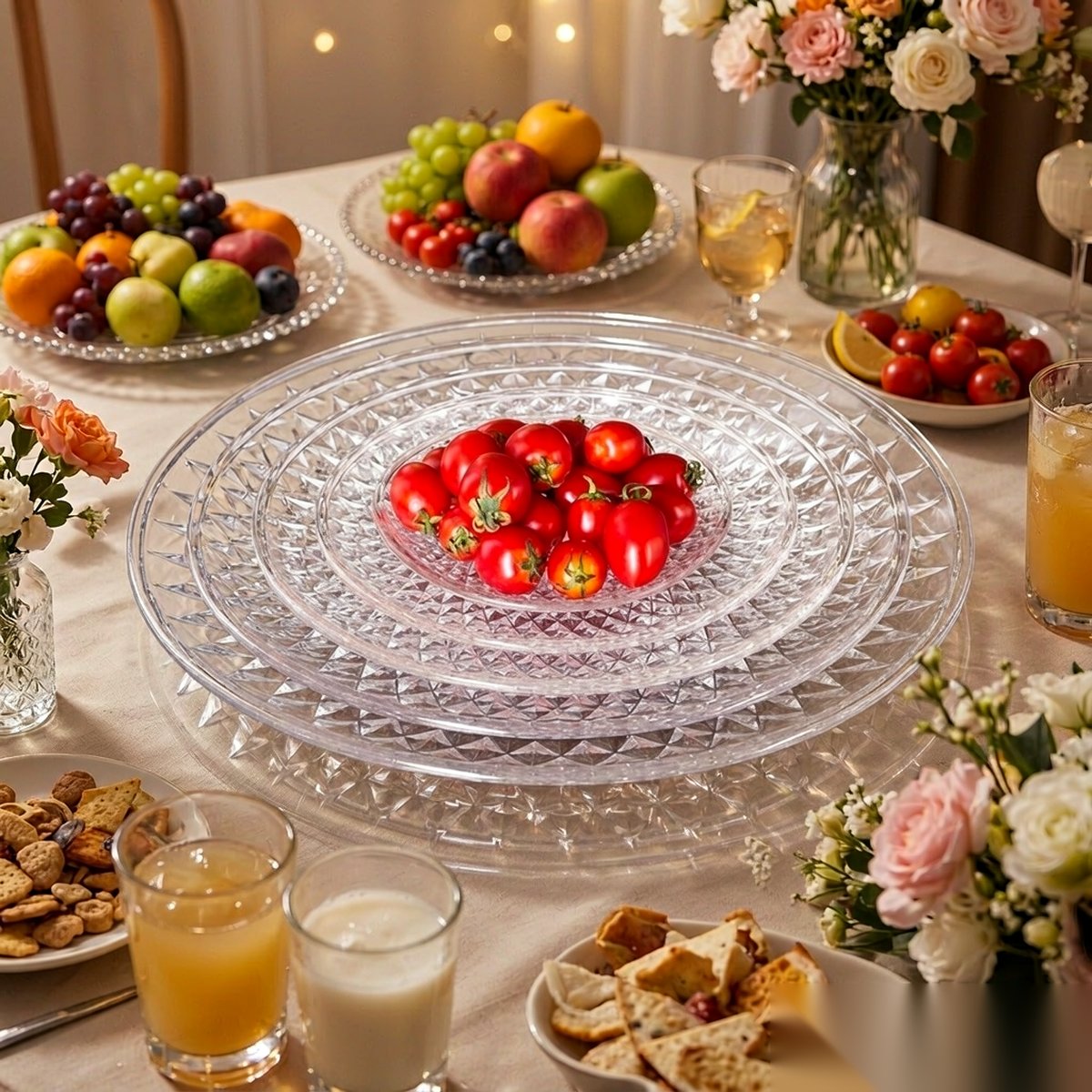 detail 03 by 810x elsjoy acrylic fruit plate clear party gathering scene