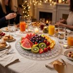 detail 03 by 8305 elsjoy acrylic fruit plate clear party gathering scene