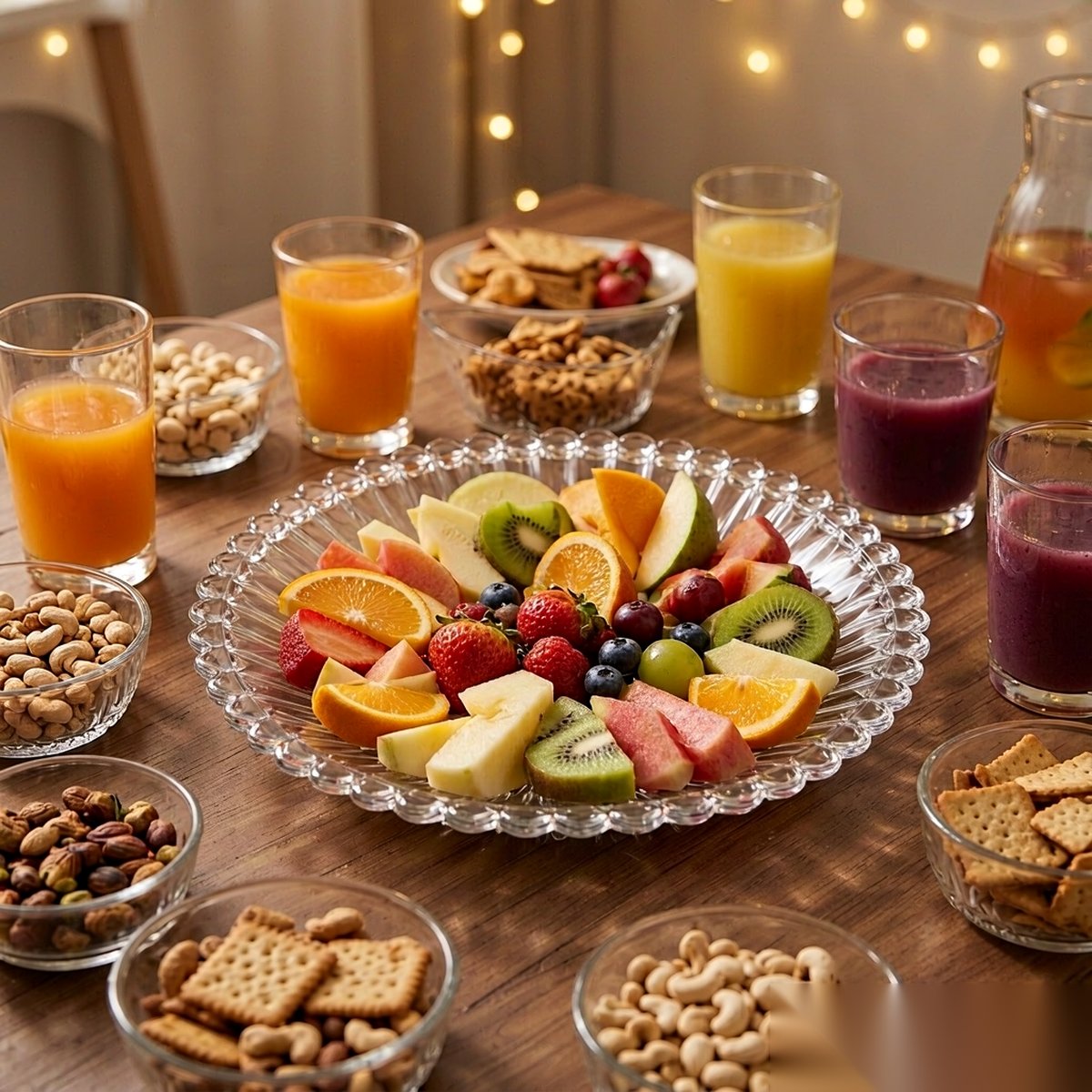 detail 03 by 8503 elsjoy acrylic fruit plate clear party gathering scene