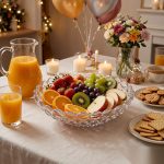detail 03 by 8603 elsjoy acrylic fruit plate clear party gathering scene