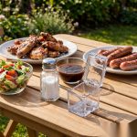 detail 03 by 9013 elsjoy acrylic condiment set clear outdoor bbq scene