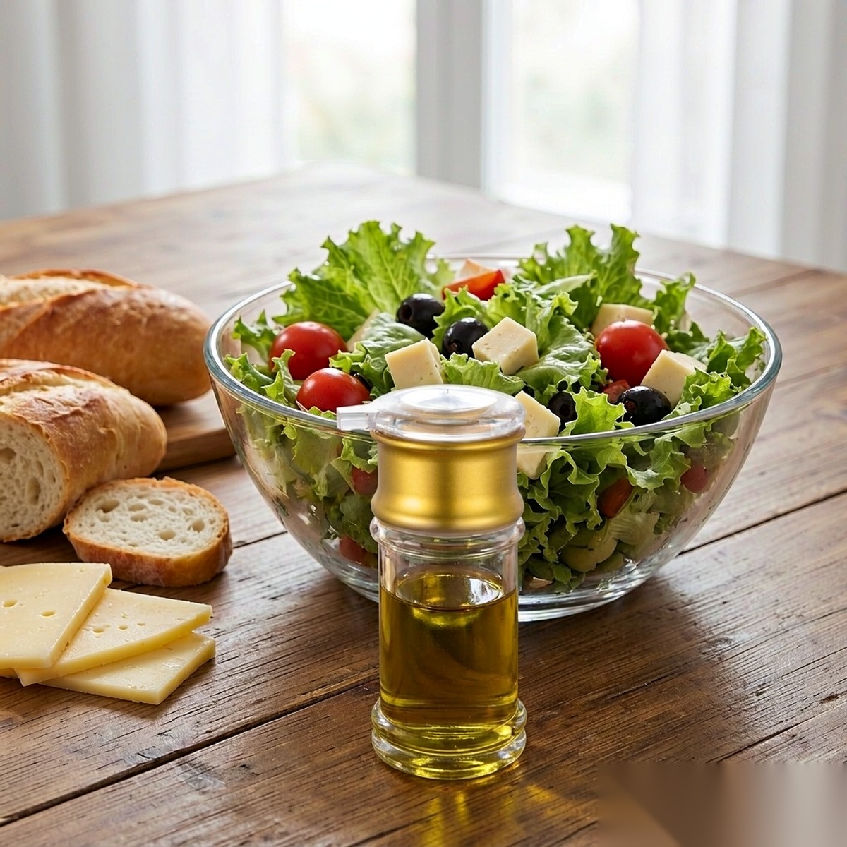 detail 03 by 9032a elsjoy acrylic oil bottle clear salad dressing scene