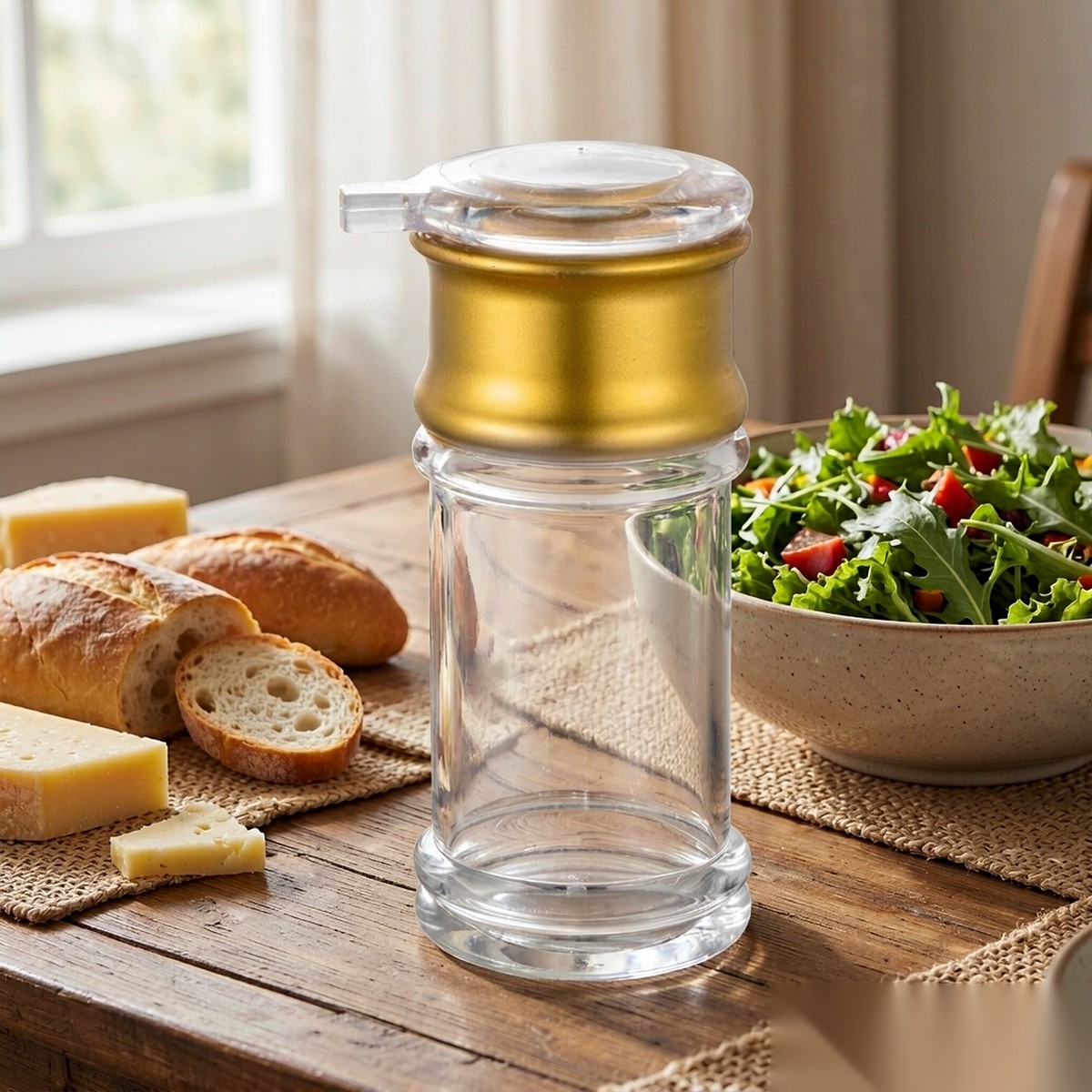 detail 03 by 9033a elsjoy acrylic oil bottle clear salad dressing scene