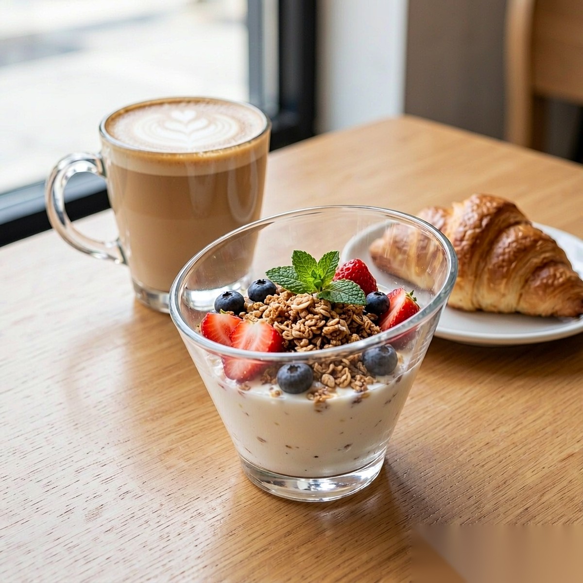 clear angled serving bowl BY-9054 — Cafe counter service