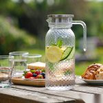 detail 03 by 9148 elsjoy acrylic water pitcher 1500ml trans steel outdoor picnic scene