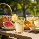 detail 03 by 9212 elsjoy acrylic pentagon tumbler cup 260ml trans std outdoor picnic scene