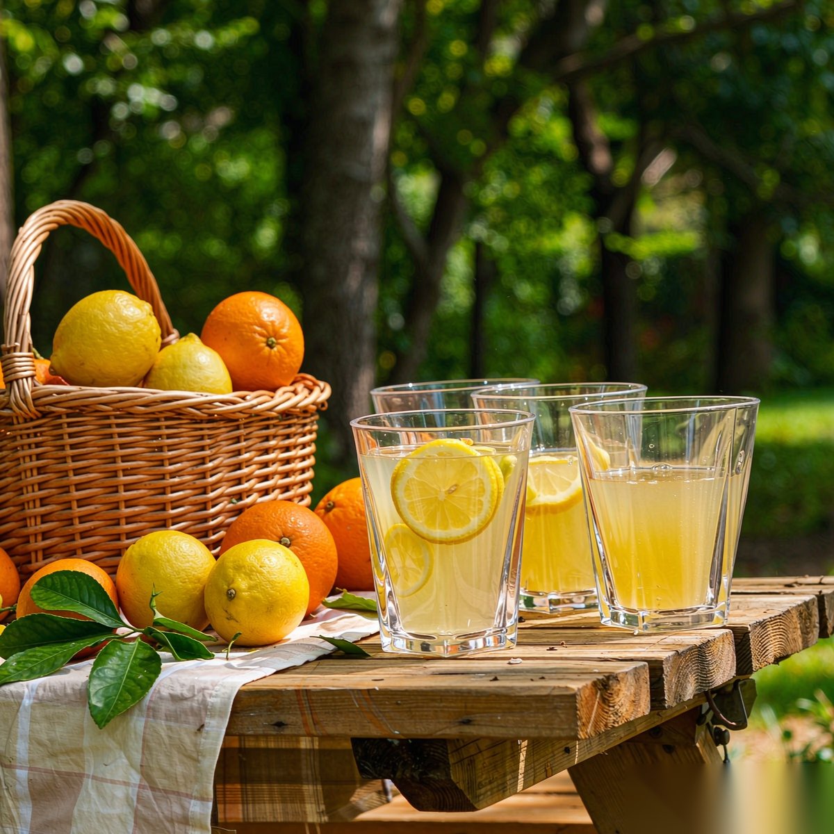 polycarbonate PC pentagonal glass outdoor picnic scene