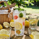 detail 03 by 9304b elsjoy acrylic octagon tumbler cup 570ml trans std outdoor picnic scene