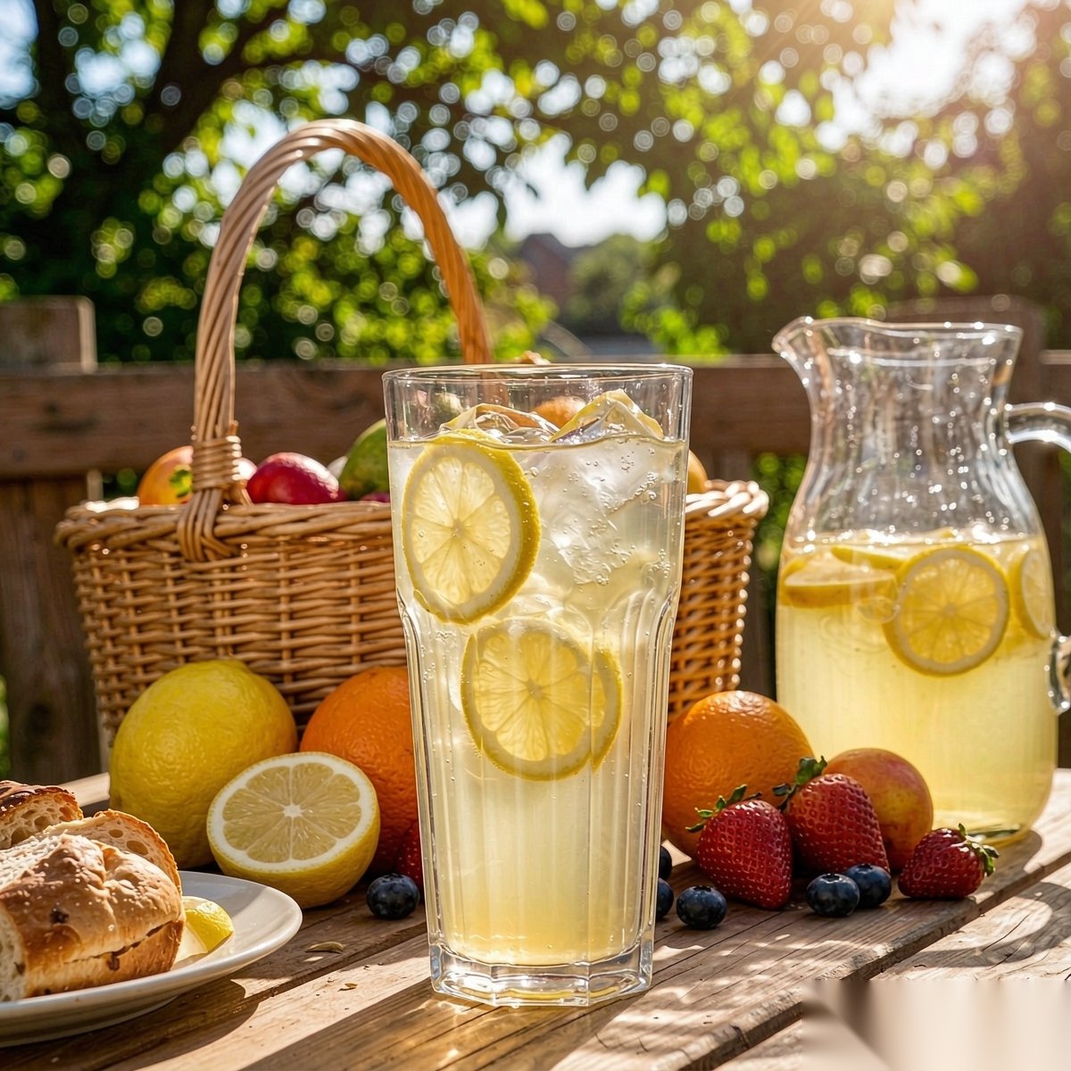 polycarbonate PC octagonal glass outdoor picnic scene