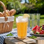 detail 03 by 9304e elsjoy acrylic octagon tumbler cup 300ml trans std outdoor picnic scene