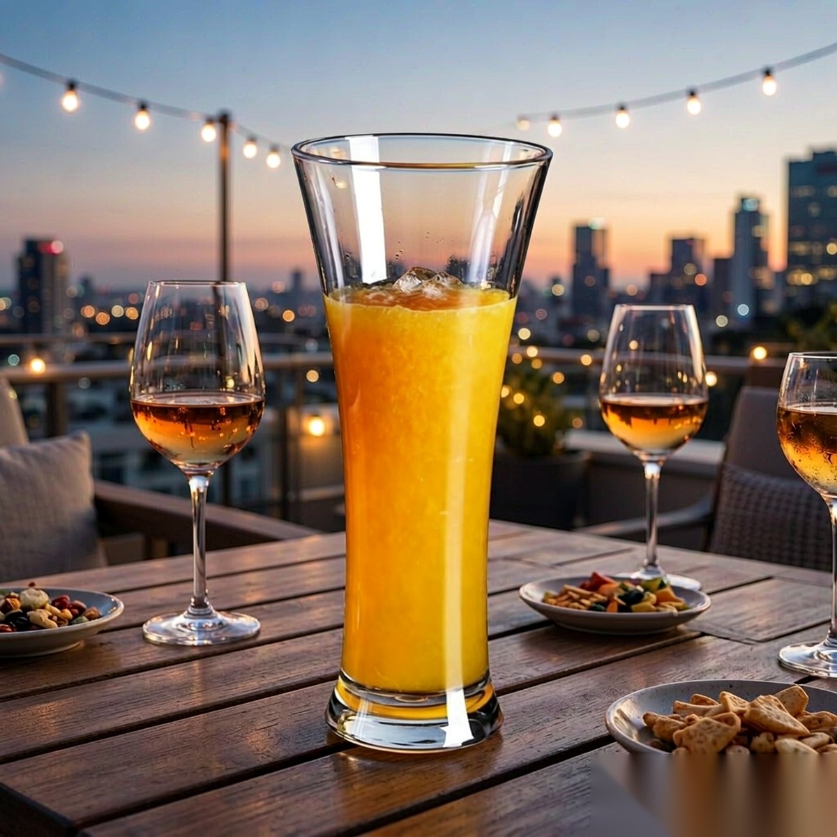 polycarbonate PC bar / milk tea / beverage terrace party scene