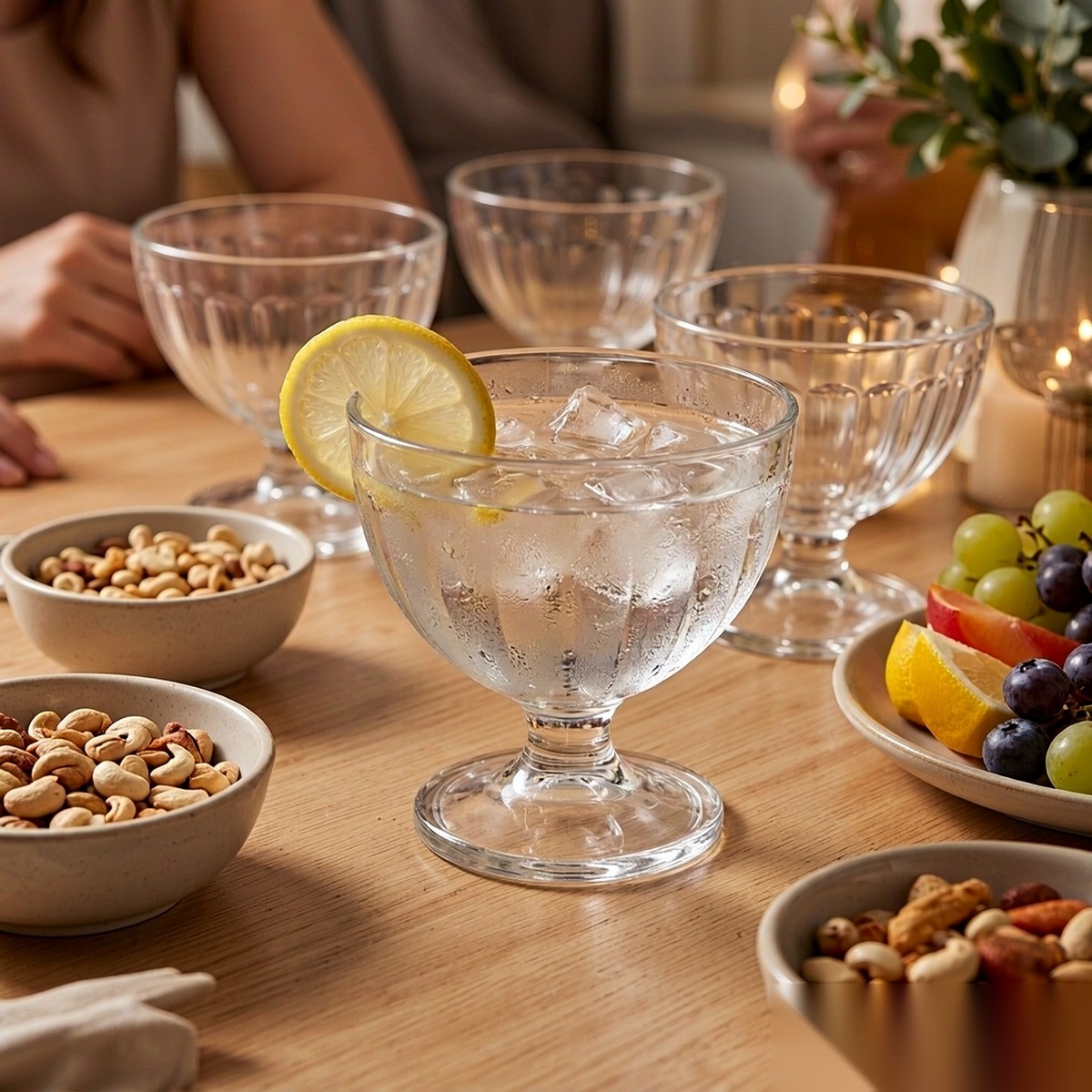 polycarbonate PC bar / milk tea / beverage home party table scene