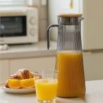 detail 04 by 9160a elsjoy acrylic water pitcher 1500ml trans steel breakfast juice scene
