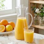 detail 04 by 9310b elsjoy acrylic juice pitcher 1600ml trans std kitchen counter juice scene