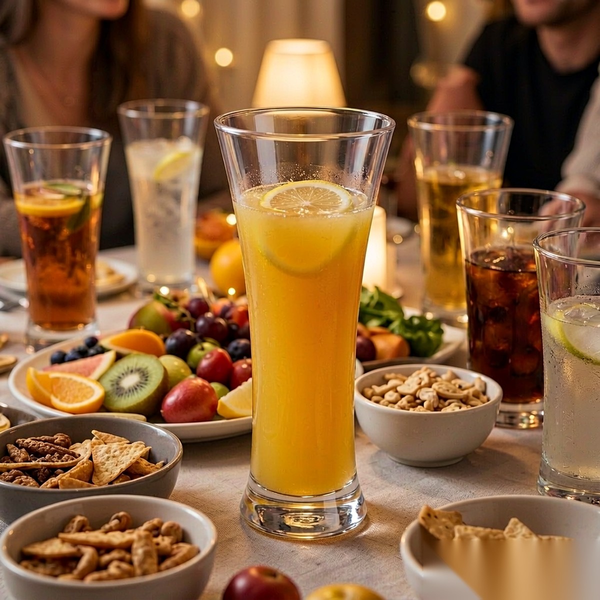 polycarbonate PC bar / milk tea / beverage home party table scene