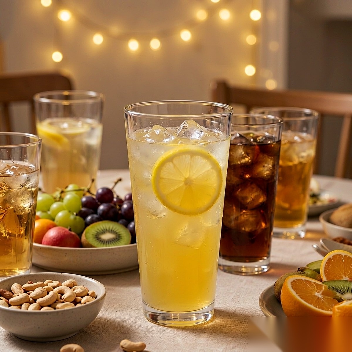 polycarbonate PC bar / milk tea / beverage  home party table scene
