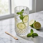 detail 05 by 6623 elsjoy acrylic bar drink glass trans std garnish closeup scene
