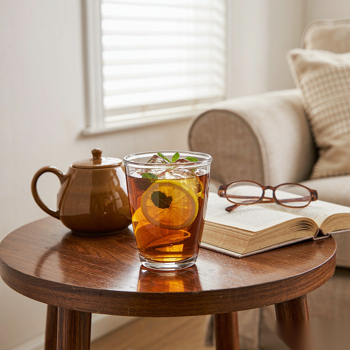 polycarbonate PC mouthwash cup afternoon tea scene