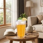 detail 05 by 9304e elsjoy acrylic octagon tumbler cup 300ml trans std afternoon tea scene