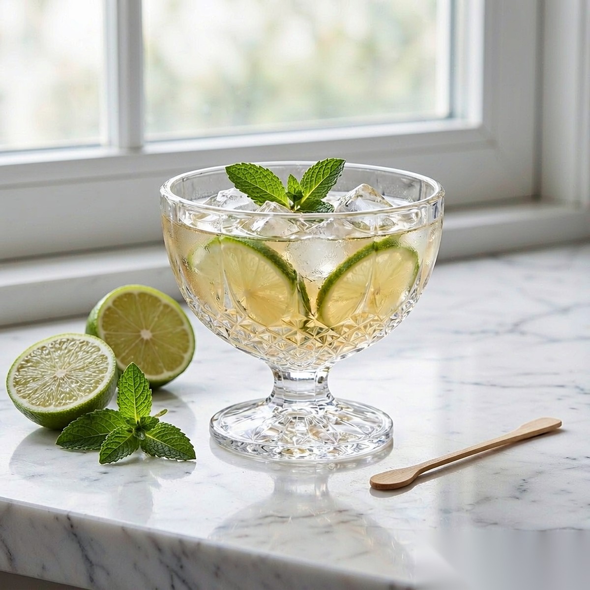 polycarbonate PC bar / milk tea / beverage  garnish closeup scene