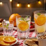 detail 06 by 9202 elsjoy acrylic octagon tumbler cup 180ml trans std friends gathering scene