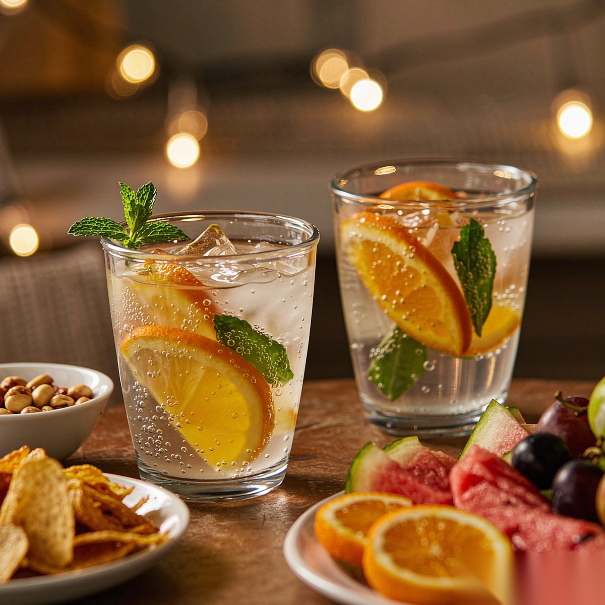 polycarbonate PC mouthwash cup friends gathering scene