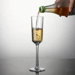 main BY 9913A elsjoy acrylic champagne flute 170ml clear transparent glass pouring dynamic 6