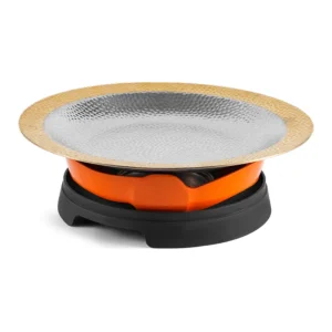 Bawang Gold-Rim 3-Ply Steel Plate Set — image 1, wholesale hotel, restaurant and catering supply